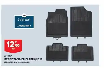 ALDI Set de tapis en plastique auto xs offre