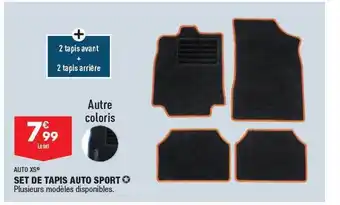 ALDI Set de tapis auto sport auto xs offre