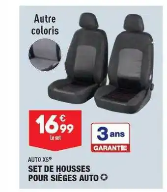 ALDI Set de housses pour sièges auto auto xs offre