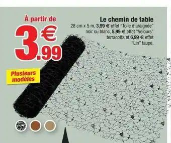 Bazarland Le chemin de table offre