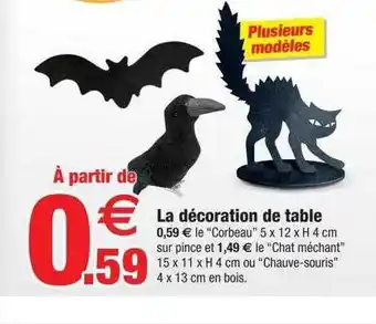 Bazarland La décoration de table offre