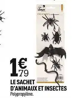 Centrakor Le sachet d'animaux et insectes offre