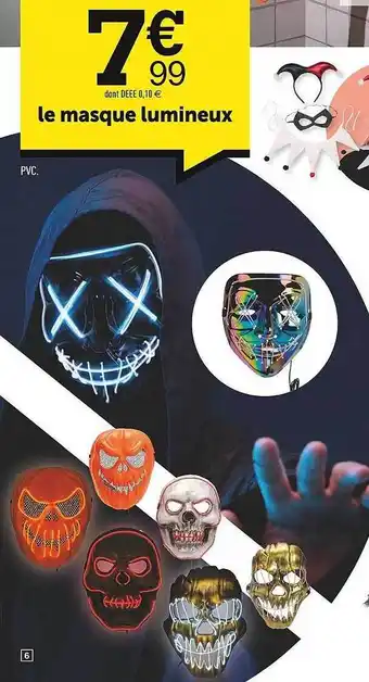 Le masque lumineux