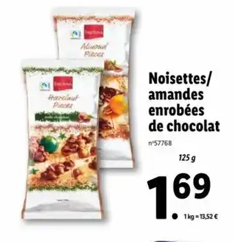 Lidl Noisette Amandes Enrobées De Chocolat offre