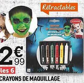 Centrakor Crayons de maquillage offre