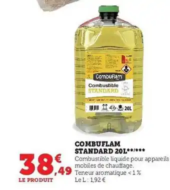Super U Combuflam standard 20 l offre