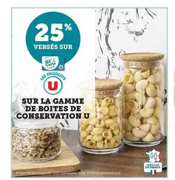 Super U La gamme de boîtes de conservation u offre
