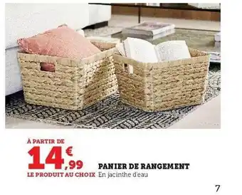 Panier de rangement
