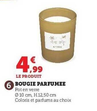 Super U Bougie parfumée offre