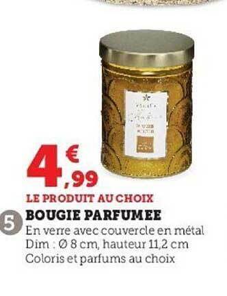 Super U Bougie parfumée offre