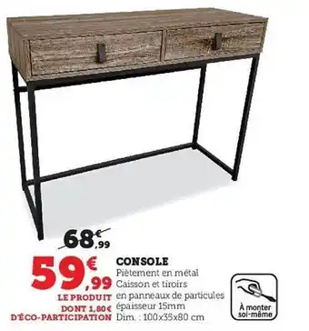 Super U Console offre