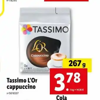Lidl Tassimo L'or Cappuccino offre