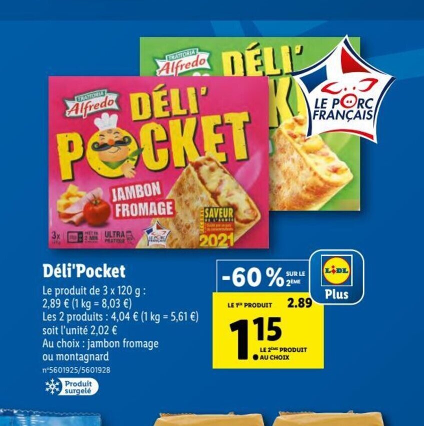 Promo Déli' Pocket chez Lidl