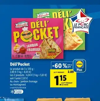 Lidl Déli' Pocket offre