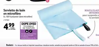 Lidl Serviette De Bain En Microfibre offre