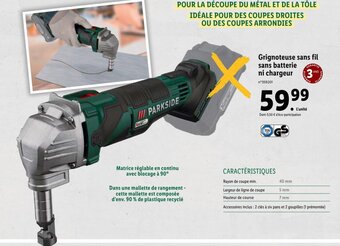 Lidl Grignoteuse Sans Fil Sans Batterie Ni Chargeur offre