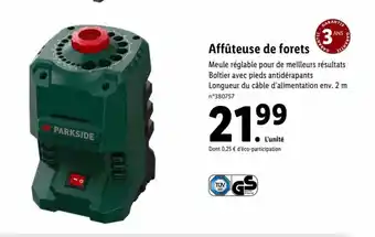Lidl Affuteuse De Forets offre