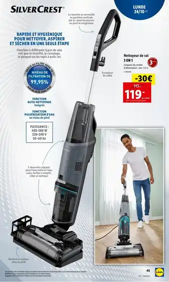 Nettoyeur De Sol 3 en 1