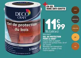 ALDI Gel De Protection Pour Le Bois offre