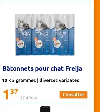 Action batonnets Pour Chat Freija offre