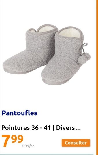 Action Pantoufles offre