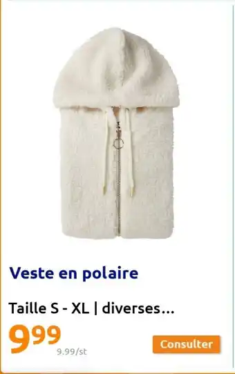 Action Veste En Polaire offre