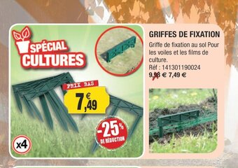 Outiror Griffes De Fixation offre