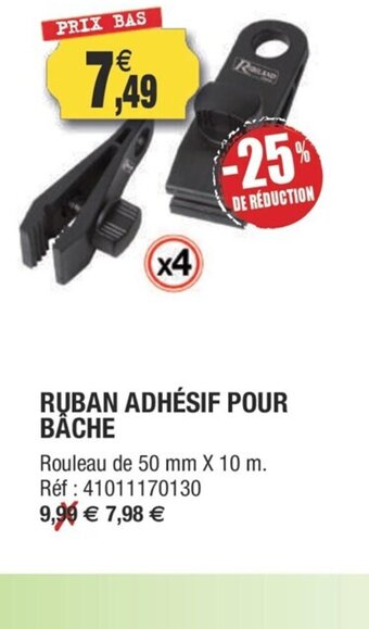 Outiror Ruban Adhésif Pour Bache offre