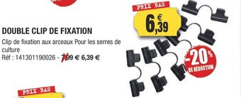 Double Clip De Fixation