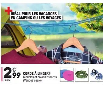 ALDI Corde à Linge offre
