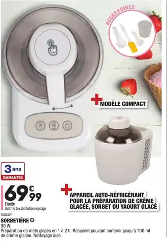 ALDI Sorbetière offre