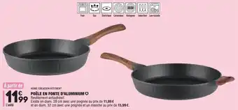 ALDI Poêle En Fonte D'Aluminium offre