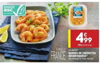 ALDI Queues De Crevettes Décortiquée offre