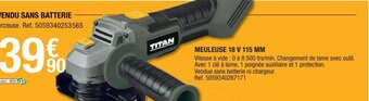 Meuleuse 18 V 115 MM
