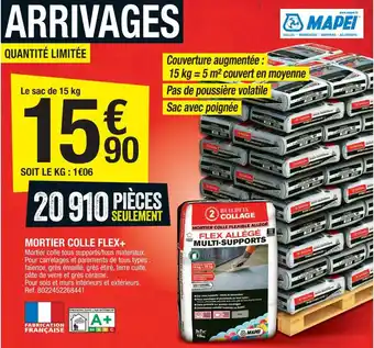 Brico Dépôt Mortier Colle Flex + offre