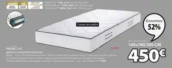 JYSK Matelas à ressorts gold s55 dreamzone offre