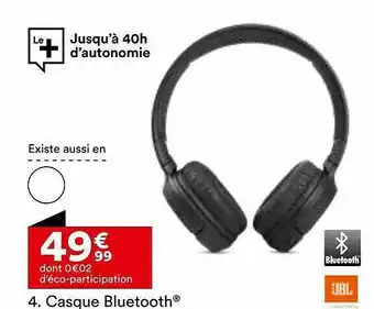 BUT Casque bluetooth jbl offre