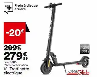 BUT Trottinette électrique urban glide offre