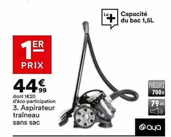BUT Aspirateur traîneau sans sac aya offre