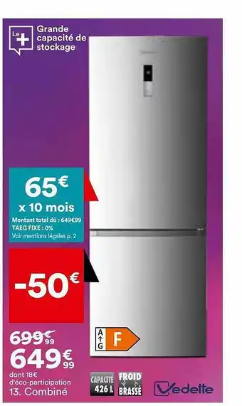 BUT Combiné vedette offre