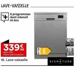 BUT Lave-vaisselle signature offre