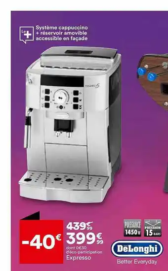 BUT Expresso delonghi offre