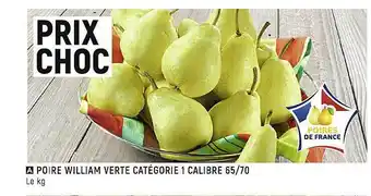 Spar Poire william verte offre