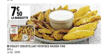Spar Poulet croustillant potatoes maison tino offre
