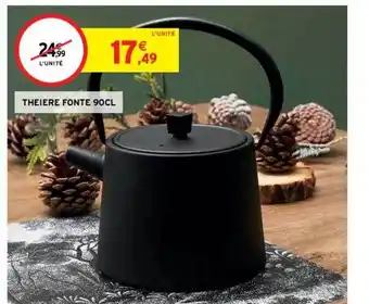 Intermarché Hyper Theière fonte 90 cl offre
