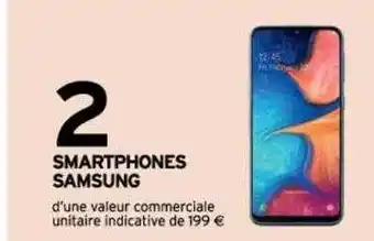 Intermarché Hyper Smartphones samsung offre