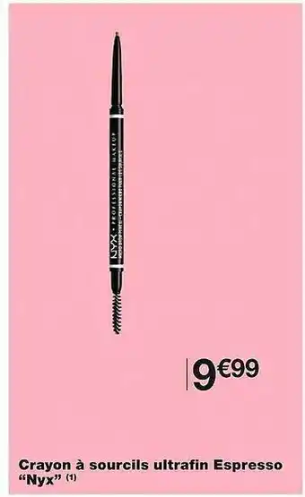 Monoprix Crayon à sourcils ultrafin espresso offre