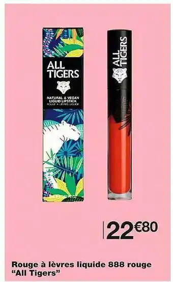 Monoprix Rouge à lèvre liquide 888 rouge offre