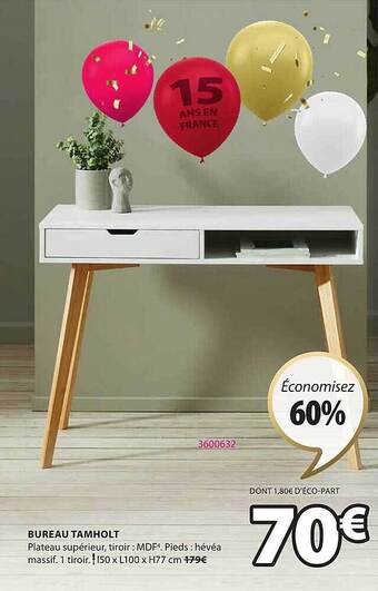 JYSK Bureau tamholt offre