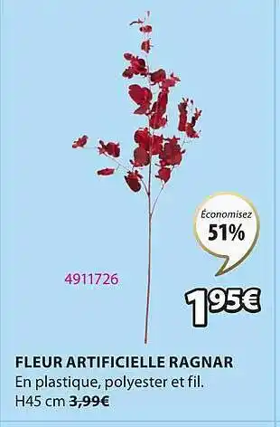 JYSK Fleur artificielle ragnar offre